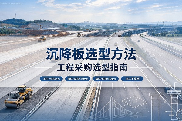 华容沉降板选择方法