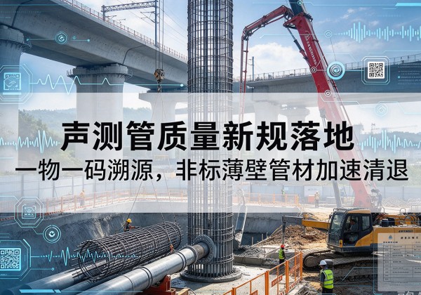 华容声测管质量新规落地，一物一码溯源，非标薄壁管材加速清退